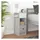 vidaXL Nachtschrank mit Schublade 25 x 31 x 66 cm Grau