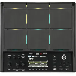 Roland SPD-SX PRO Sampling Pad | Das Sampling Pad Topmodell für Drummer & andere Musiker | 9 Spieloberflächen, 8 externe Trigger-Eingänge, Farbdisplay, anpassbare Pad-LEDs, integrierte Effekte & mehr