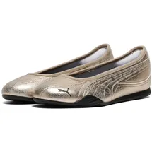 Puma Damen Catch Metallic Whisper Ballerinas 40.5, Gold Black