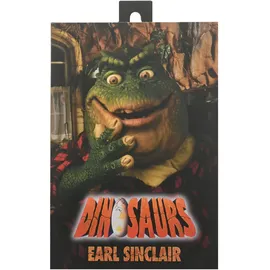 NECA Earl Sinclair Dinosaurier Actionfigur 18 cm