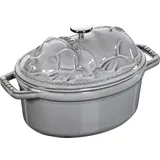 Special Cocotte Topf 1 l Schweinchen graphitfarbig