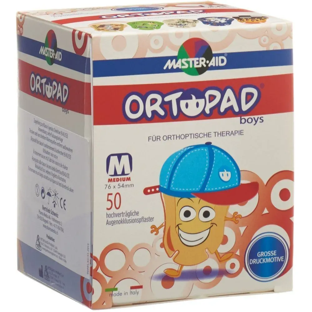 Orthopad Okklusionspflaster Medium Boys 2-4 Jahre