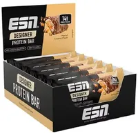 ESN Protein Designer Bar Peanut Caramel 12 x 45g Schokolade Protein Riegel