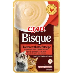 INABA CAT Ciao Bisque Huhn mit Rindfleisch 40g