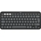 Logitech Pebble Keys 2 K380s Tastatur RF Wireless + QWERTY Italienisch Graphit