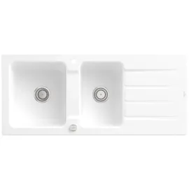 Villeroy & Boch Architectura 1160x510mm stone white + Excenterbetätigung
