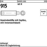 Industrial Quality Supplies DIN 915/ISO 4028 Gewindestift VG M20x50