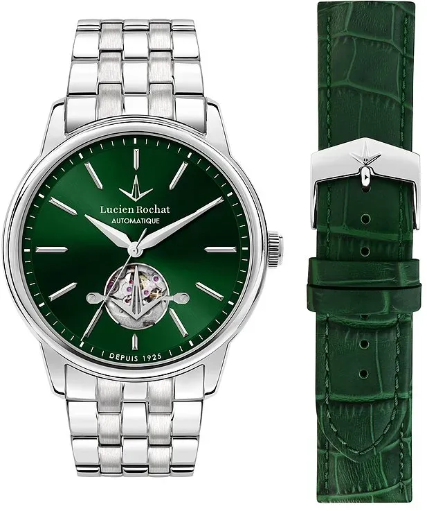 Lucien Rochat Uhren-Set inkl. Wechselarmband Iconic R0423116005 - silber