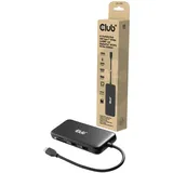 Club 3D 8-1 Portable Dock USB Type-C® 10Gbps to HDMITM und DisplayPortTM 8K30Hz PD