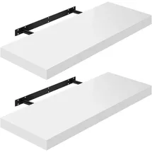 Woltu Wandboard 80 x 3,8 x 22,9 cm Weiß