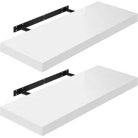 Woltu Wandboard 80 x 3,8 x 22,9 cm Weiß