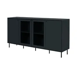 Sideboard  Caravino , blau , Maße (cm): B: 180 H: 90 T: 40