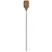 Dehner Gartenfackel Kunststoff/Metall Ø 12 cm H 110 cm 1 Stück beige