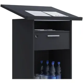 VCM my office Stehpult Melta schwarz