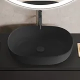 Evineo ineo3 Aufsatzwaschtisch B: 60 H: 13,5 T: 41,5 cm, mit pflegeleichter Oberfläche, BE0929BM,