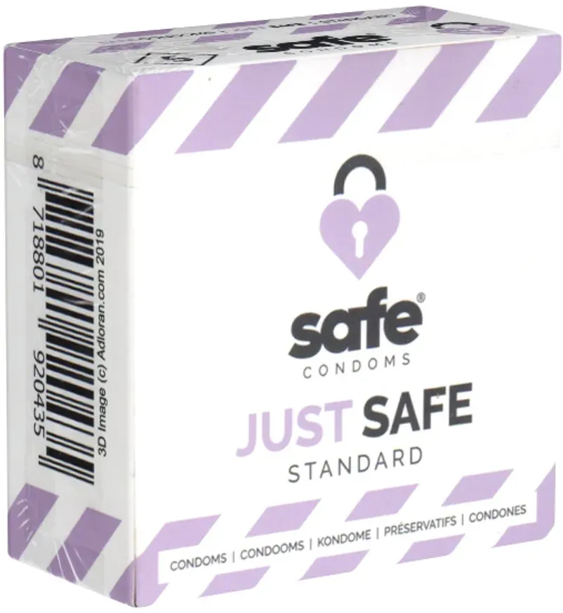 Safe «Just Safe» Condoms, 5 einfach sichere Kondome ohne L (5 Kondome) 5 St