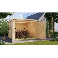 Karibu Fahrradgarage 4 - naturbelassen