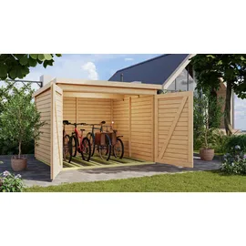 Karibu Fahrradgarage 4 - naturbelassen