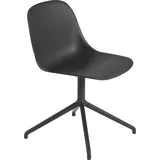 Muuto Fiber swivel base, schwarz / schwarz