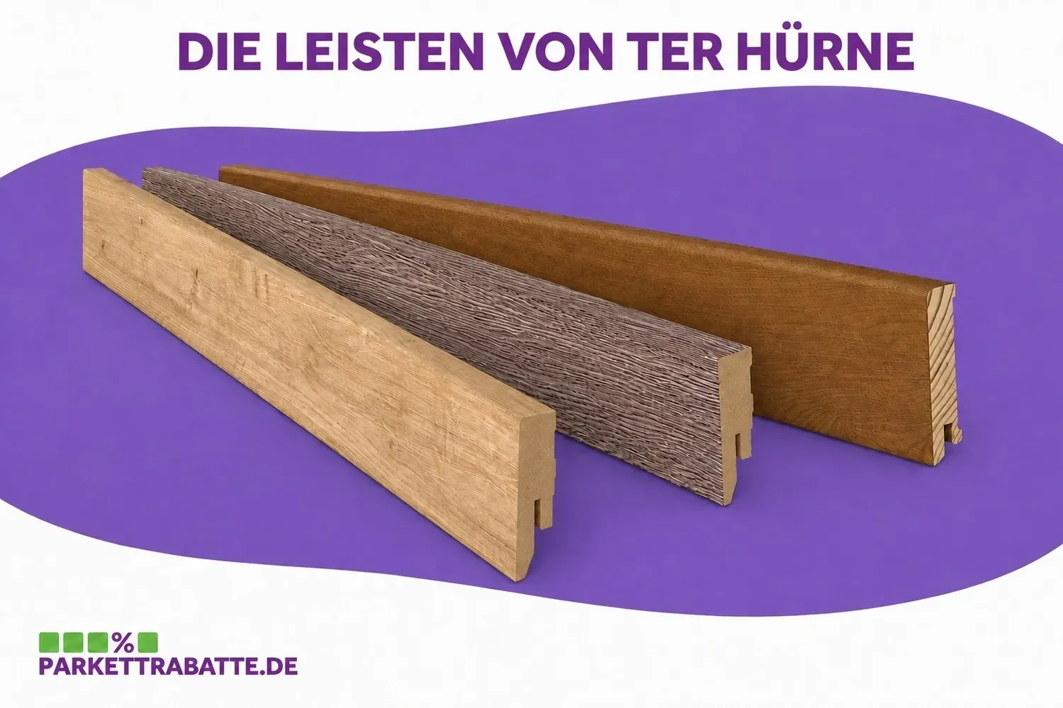 ter Hürne Leisten Neutral Leisten Boden SKL P60 Dekor Sockelleiste Grau Dekor 2600x60x18 mm