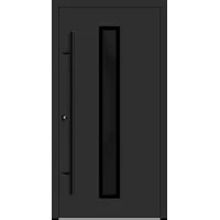 Aluminium Haustür "AURORA" 82 mm RC2 BLACKLINE Anthrazit Eisenglimmer DB 703 beidseitig innen öffnend DIN links