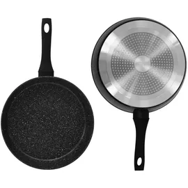 Edenberg Topf-Set 17-tlg. 4 x Topf + 2 x Pfanne + Küchenzubehör