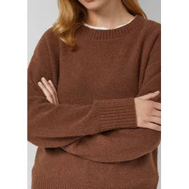 s.Oliver Longpullover aus Bouclé Braun XL