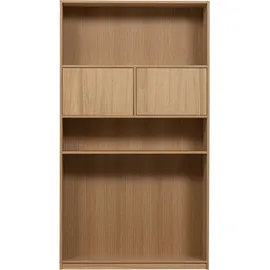 Woood Modulschrank Modulair Eiche, modern mit Push-to-open natur 199x110 cm, FSC-zertifiziert