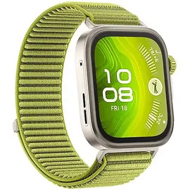 Huawei Watch Fit 4 Pro Titan Nylonarmband Grün