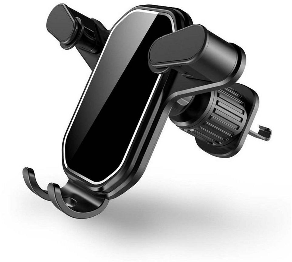 FIDDY KFZ-Handyhalterung mit drehbarem Hakenständer Smartphone-Halterung, (1-tlg., Zeichnen Sie Ihre Reiseroute und Fernreisen auf) schwarz