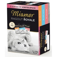 Miamor Ragout Royale in Jelly Pute, Lachs & Kalb