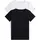 Tommy Hilfiger T-Shirt "2 PACK SHORT SLEEVE", Damen, Gr. L (40), weiß (weiß, schwarz), Jersey, Obermaterial: 95% Baumwolle, 5% Elasthan, TOMMY HILFIGER UNDERWEAR, unifarben, regular fit normal, Rundhals, abgesteppte Kante, Shirts T-Shirt, Rundhalsausschnitt, regular fit