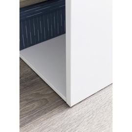 Wohnling Schreibtisch weiß rechteckig, Wangen-Gestell weiß 120,0 x 53,0 cm