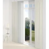 Wirth Schiebegardine Sepino (1 St), Paneelwagen, blickdicht, Jacquard beige 60 cm x 145 cm