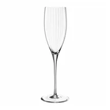 LEONARDO 6er Set Leonardo Sektglas Poesia 250 ml Kristall, Kristalloptik Transparent Klar