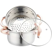Klausberg Topf-Set 3-tlg. Dampfgartopf + Suppentopf + Dämpfeinsatz