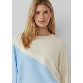 s.Oliver Feinstrickpullover mit Fledermausärmeln Blau S