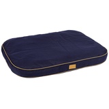 Kerbl 81312 Liegekissen Jerome, 60 x 40 x 6 cm, navy-cognac