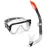 Mares - Combo KEEWEE Splash Schnorchelset black - schwarz