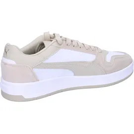 Puma Court Classic Street Suede Sneaker 03 white/desert dust/gold 46