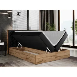 MKS Nessi 180 x 200 cm H3 Schwarz