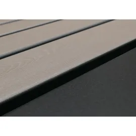 Proregal Mülltonnenverkleidung 125 x 260 x 84 cm schwarz