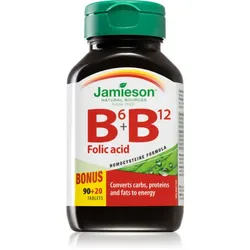 Jamieson B6 + B12 Folic acid Tabletten zur Unterstützung der Blutbildung 110 TABL
