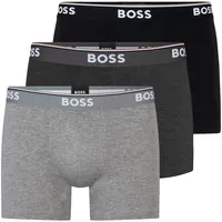 Boss Herren Boxer Briefs, 3er Pack Open Grey 061, L