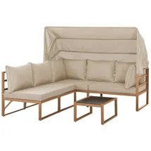 Svita Maui Gartenmöbel-Lounge-Set Sonneninsel beige
