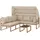 Svita Maui Gartenmöbel-Lounge-Set Sonneninsel beige