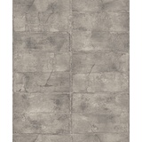 Rasch Textil Rasch Vliestapete Concrete steine grau 10,05x 0,53 m