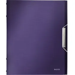 Ordnungsmappe Style 39950069 DIN A4 6 Fächer Polypropylen titan blau - titan blau
