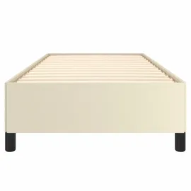 vidaXL Bettgestell 90 x 200 cm Creme