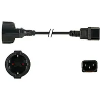Perel NETZKABEL L=1.8m SCHWARZ